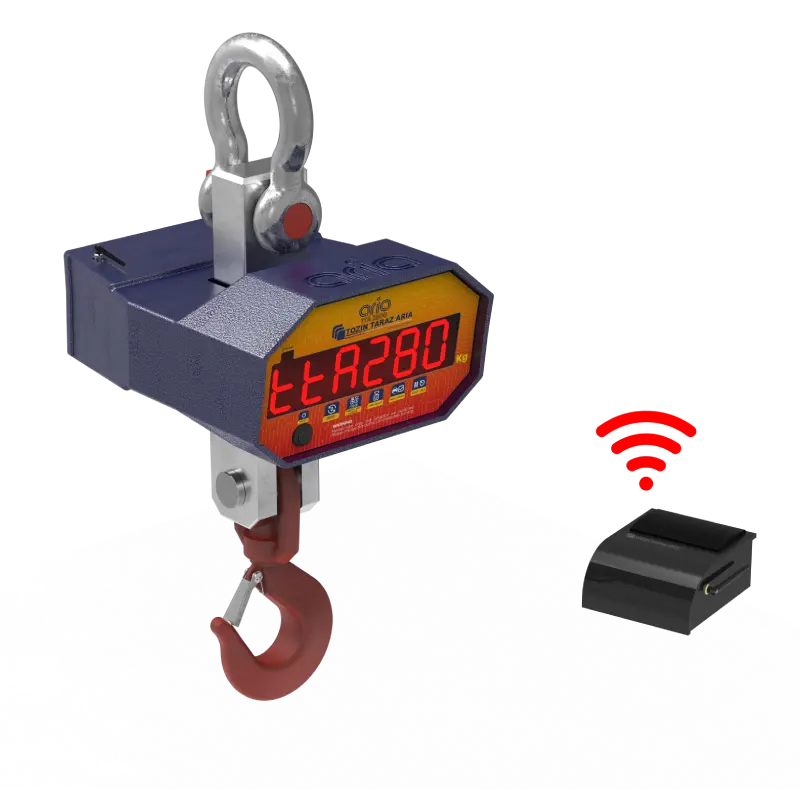 اتصال به پرینتر باسکول آویز